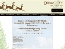 Tablet Screenshot of deerwoode.com